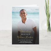 Foto zur Beerdigung Programm (Vorderseite)