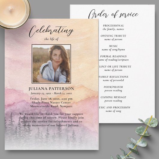 Foto zur Beerdigung von Bergkiefern Einladung