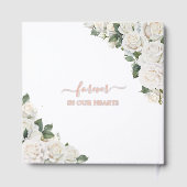 Foto zur Beerdigung von Bildern von White Roses Gästebuch (Rückseite)