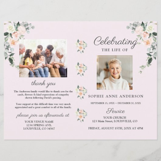 Foto zur Beerdigung von Gedächtnissen (Vorderseite)