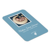 Foto zur Beerdigung von Kleinkindern Magnet (Rechte Seite)