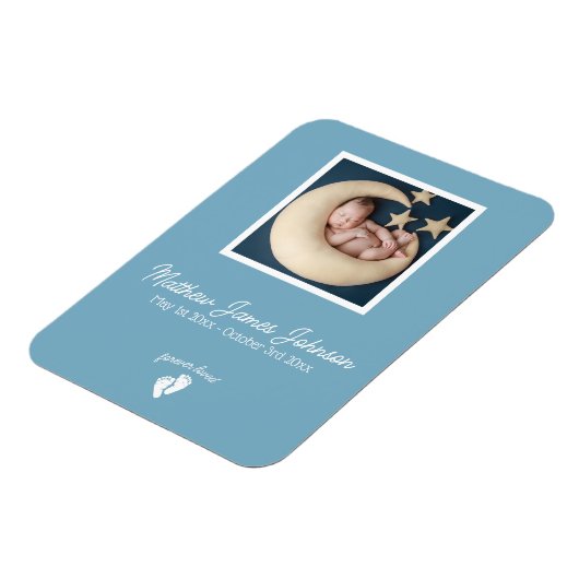 Foto zur Beerdigung von Kleinkindern Magnet (Linke Seite)