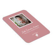 Foto zur Beerdigung von Kleinkindern Magnet (Rechte Seite)