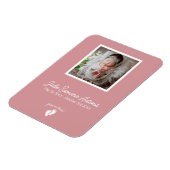 Foto zur Beerdigung von Kleinkindern Magnet (Linke Seite)