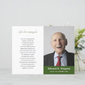 Foto zur Beerdigung von Leben (Stehend Vorderseite)