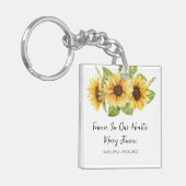 Foto zur Beerdigung von Sonnenblumen Schlüsselanhänger (Vorderseite links)