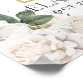 Foto zur Beerdigung von White Roses-Floral-Beerdig Poster (Ecke)