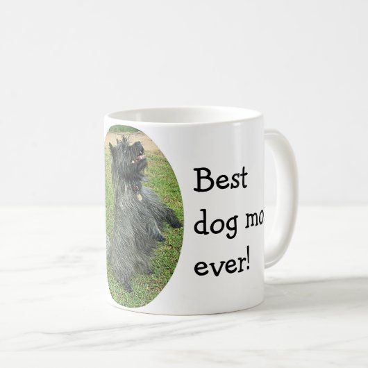 Foto zur Bewertung der Liebe von Hunden Kaffeetasse (VorderseiteRechts)