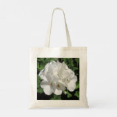 Foto zur Blume White Geranium Tragetasche (Rückseite)