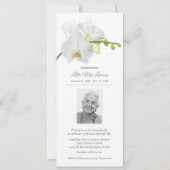 Foto zur Blumenerinnerung Einladung (Vorderseite)