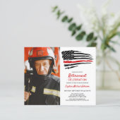 Foto zur Einladung des Feuerwehrmanns (Stehend Vorderseite)