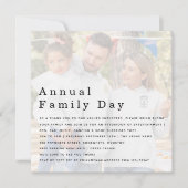 Foto zur Einladung des Firmenlogos für Familienfei (Vorderseite)