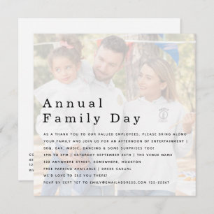 Foto zur Einladung des Firmenlogos für Familienfei