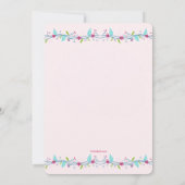 Foto zur Einladung von Blumenstränden (Rückseite)