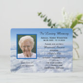 Foto zur Einladung von Gedächtnisdiensten in Wolke (Stehend Vorderseite)