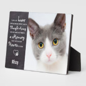 Foto zur Erinnerung an Cat Memorial Fotoplatte (Seite)