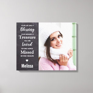 Foto zur Erinnerung an Familiennachweise Leinwanddruck