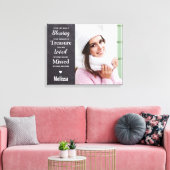 Foto zur Erinnerung an Familiennachweise Leinwanddruck (Insitu (Wohnzimmer))