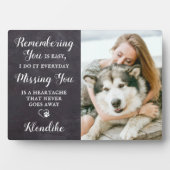 Foto zur Erinnerung an Gedicht "Hund für Haustiere Fotoplatte (Vorderseite)