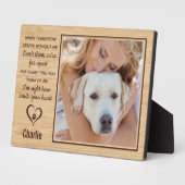 Foto zur Erinnerung an Haustiere Fotoplatte (Seite)