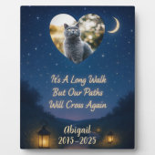 Foto zur Erinnerung an vererbte Haustiere Fotoplatte (Vorderseite)