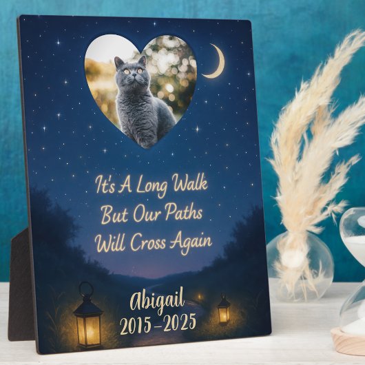 Foto zur Erinnerung an vererbte Haustiere Fotoplatte