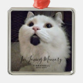 Foto zur Erinnerung von Begleitern im Personalisie Ornament Aus Metall (Vorne)