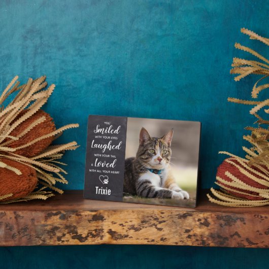 Foto zur Erinnerung von Haustieren Fotoplatte (Seite)