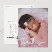 Foto zur Geburt eines vertikalen Babys Postkarte (Vorne/Hinten)