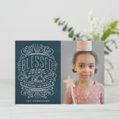 Foto zur Hochsaison Feiertagskarte (Stehend Vorderseite)