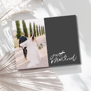 Foto zur Hochzeit Dankeschön Postkarte