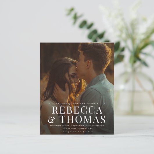 Foto zur Hochzeitsfeier (Stehend Vorderseite)