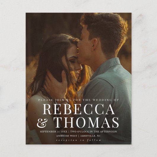 Foto zur Hochzeitsfeier (Vorderseite)