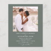 Foto zur Hochzeitsfeier im Rahmen des Green QR-Kod (Rückseite)