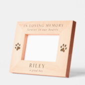 Foto zur Hundepassenkommentalisierung Geätzte Rahmen (Links)