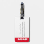 Foto zur Identifizierung von Kindern und Jugendlic Gepäckanhänger (Rückseite vertikal)