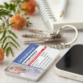 Foto zur Identifizierung von Kindern und Jugendlic Schlüsselanhänger (Vorderseite rechts)