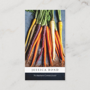 Foto zur Lebensmittelernährung Visitenkarte