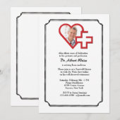 Foto zur medizinischen Versorgung Party Einladung (Vorne/Hinten)