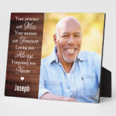 Foto zur personalisierten Erinnerung Fotoplatte (Seite)