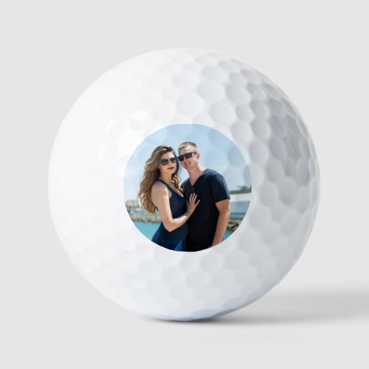 FOTO ZUR PERSONALISIERUNG DES GOLFBALLS HINZUFÜGEN GOLFBALL (Vorderseite)