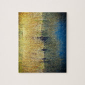 Foto zur Reflektion des Lake Grass mit blauem Wass Puzzle (Vertikal)