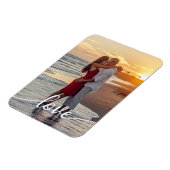 Foto zur romantischen Liebe hinzufügen Magnet (Linke Seite)