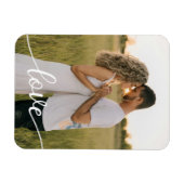 Foto zur romantischen Liebe hinzufügen Magnet (Horizontal)