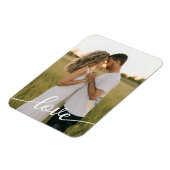 Foto zur romantischen Liebe hinzufügen Magnet (Linke Seite)