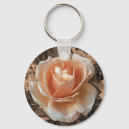 Foto zur Rose der Creme Orange Schlüsselanhänger