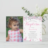 Foto zur Taufe des Winterhirns Einladung (Stehend Vorderseite)