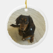 Foto zur Weihnachtsfeier Keramik Ornament (Hinten)