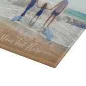 Foto-Zuschnitt für Ihre Familie mit Text Schneidebrett (Ecke)