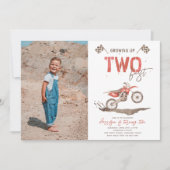 Foto ZWEI Schnellfahrrad Einladung Geburtstag (Vorderseite)
